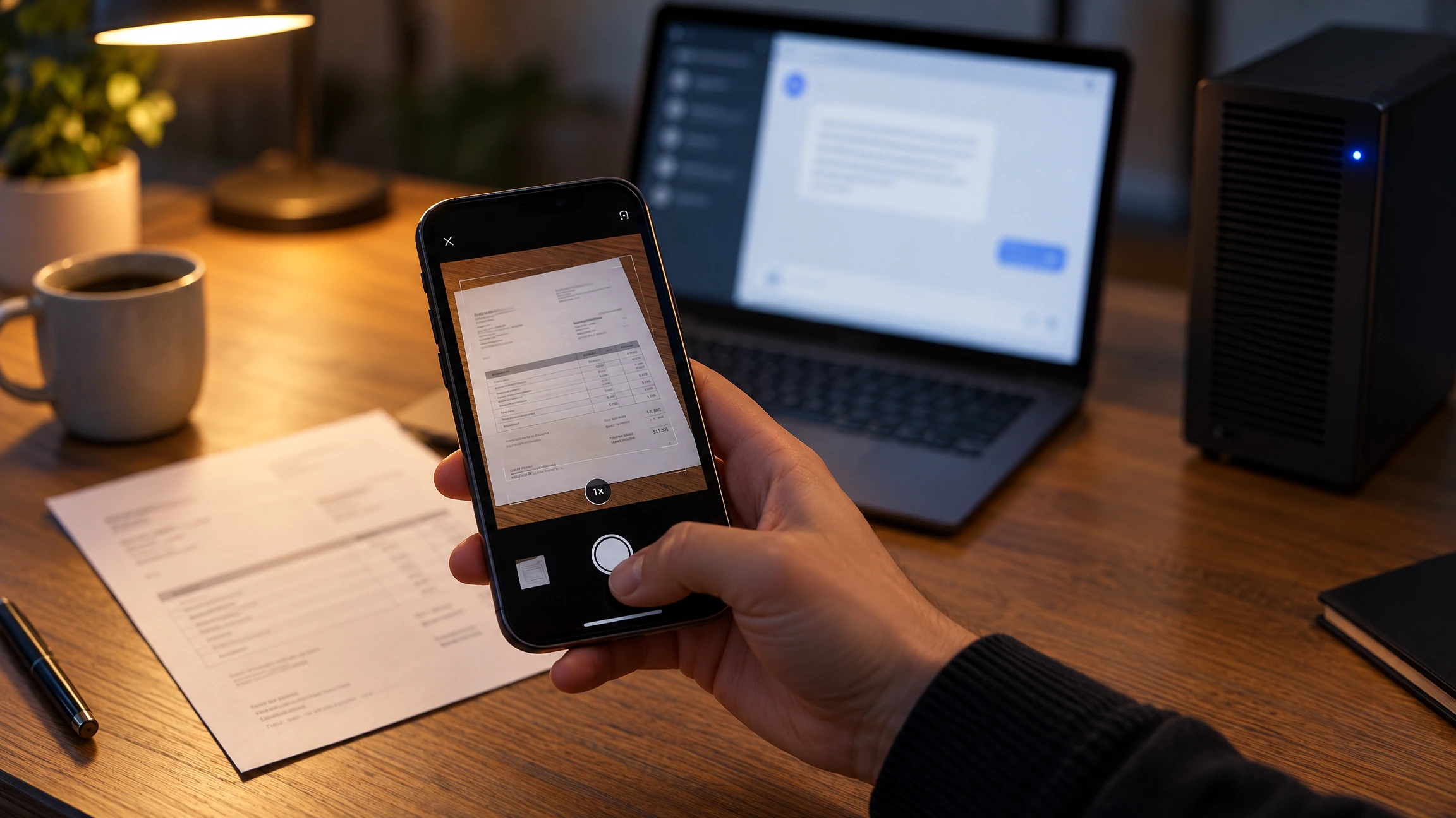 Nextcloud Assistant liest Belege per OCR – mit lokalen KI-Modellen auf eigener Hardware, ohne Datenabfluss