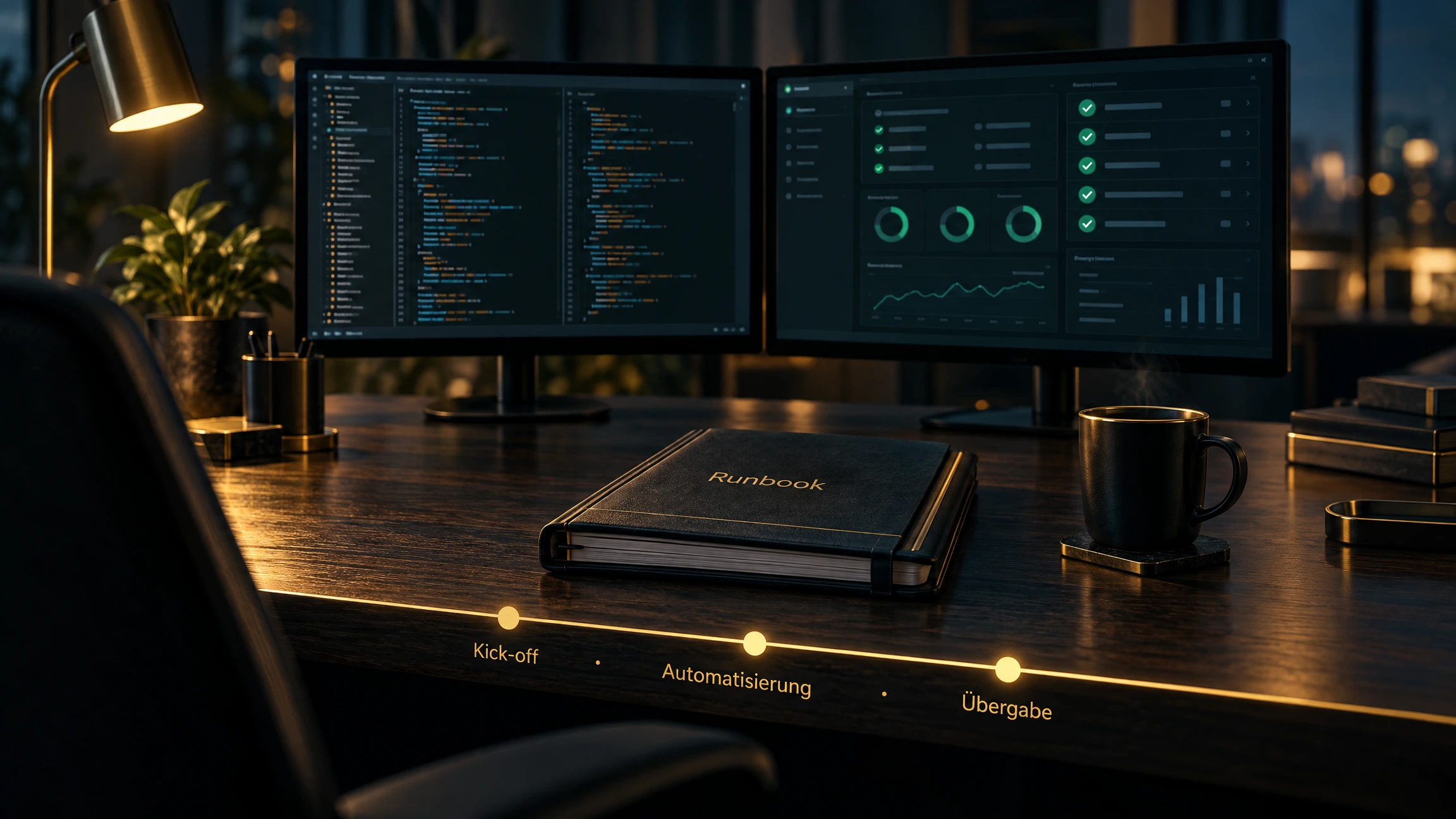 nis2-umsetzung-ablauf-automatisierung-runbook-skawinski NIS2-Umsetzung in drei Schritten: Engineering-Arbeitsplatz mit Automatisierung als Code, Dashboard und Runbook für die Übergabe